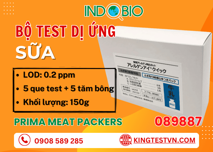 Que test dị ứng sữa 089887